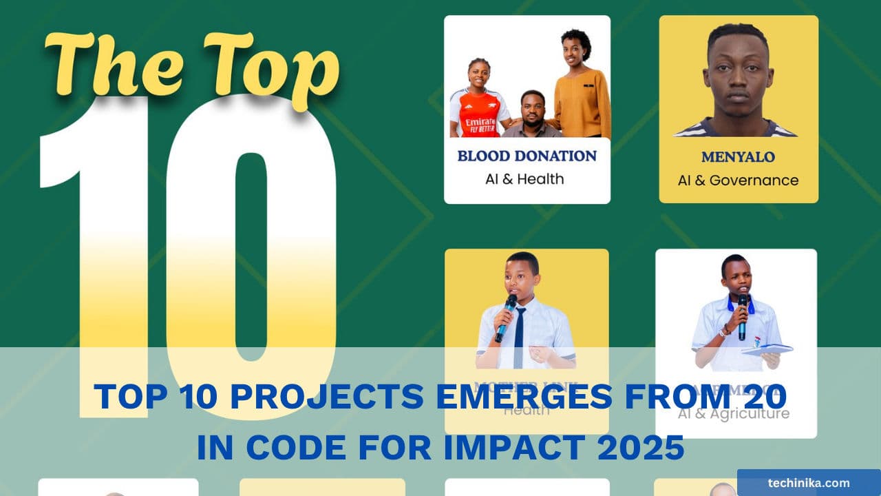 Meet the Top 10: Code for Impact 2025 Finalists Building Rwanda's Tech Future