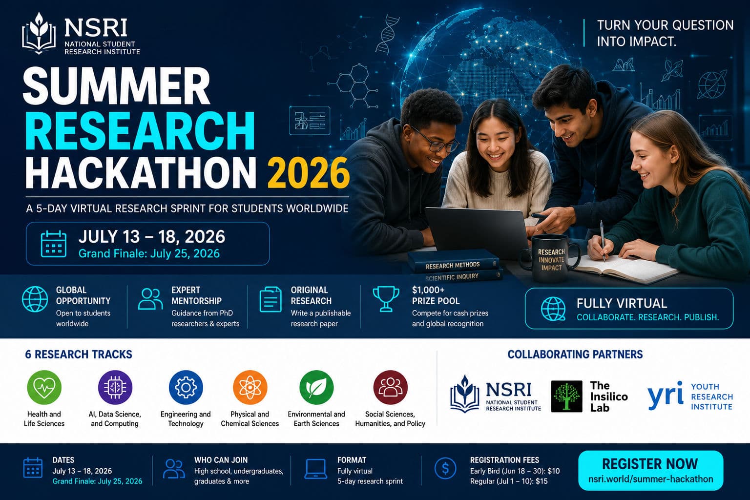 Applications Open for NSRI Summer Research Hackathon 2026