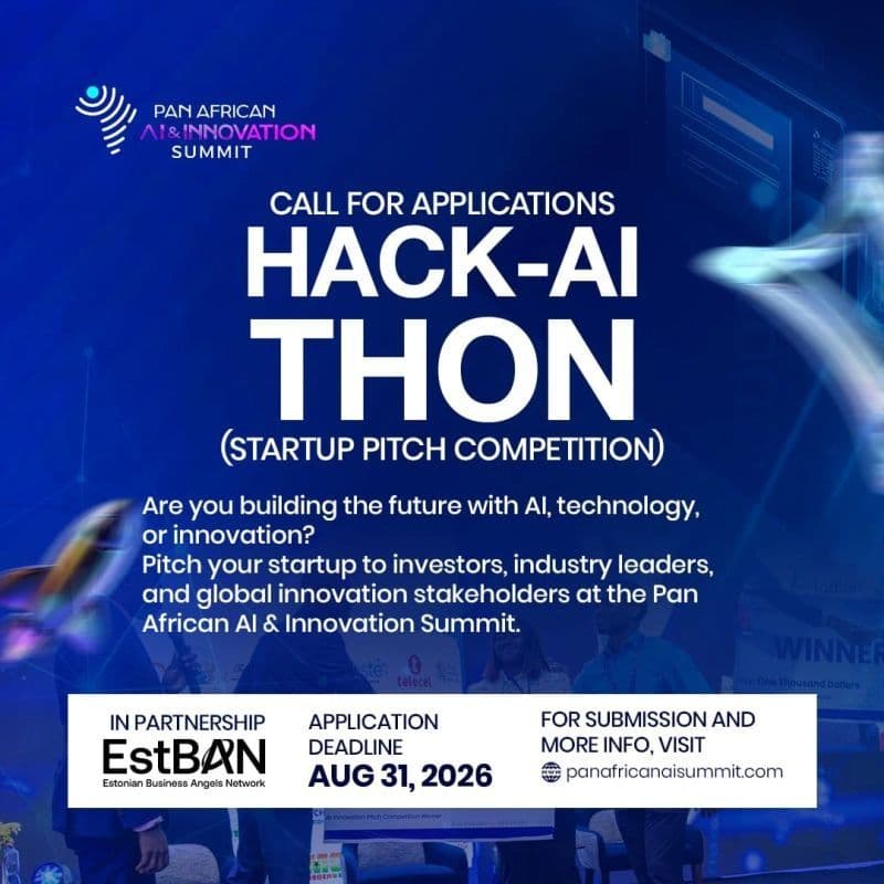 Pan African AI Summit Opens Applications for 2026 Hack-AI-Thon Startup Competition