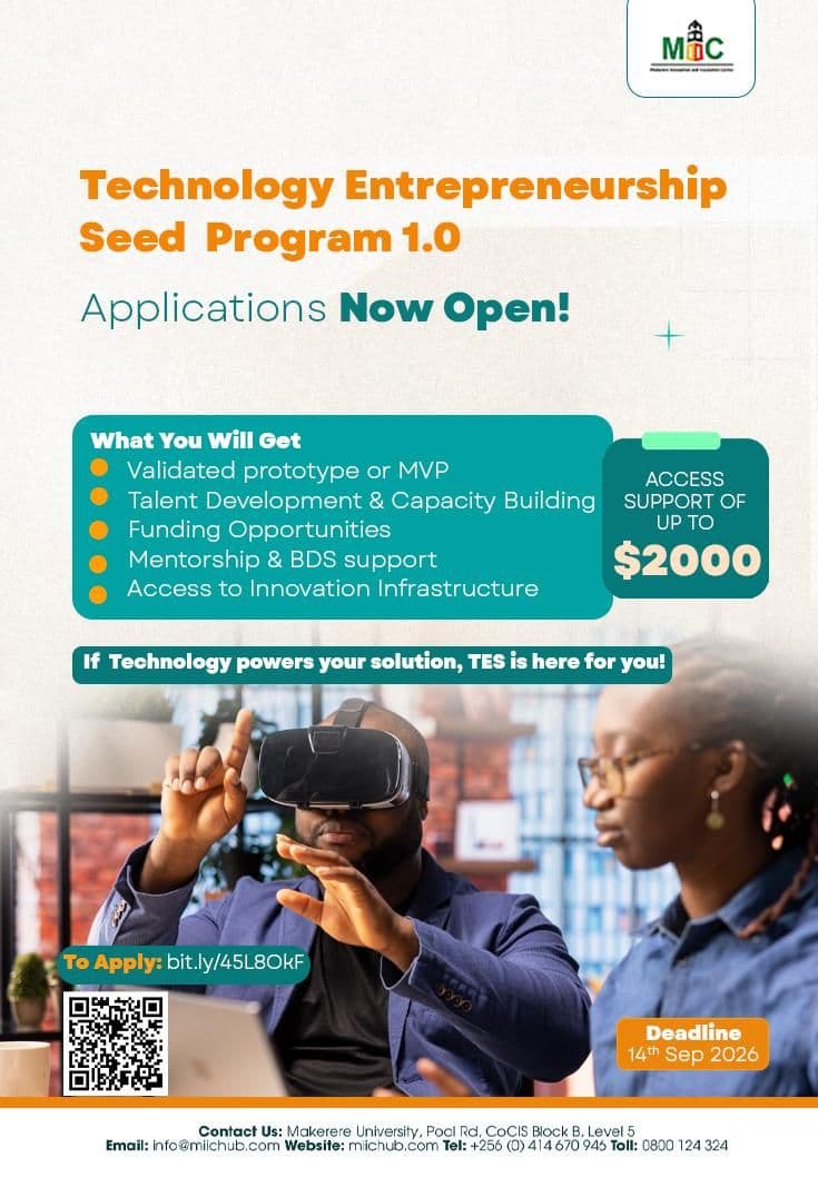 Makerere-Backed TES Program Opens Applications for Uganda's Tech Innovators