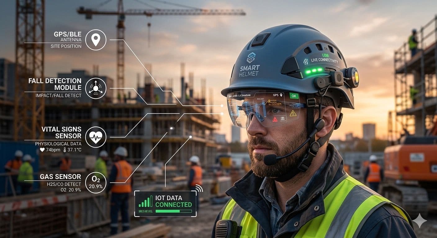 The Evolution of PPE: How Smart Helmets are Transforming Construction Safety