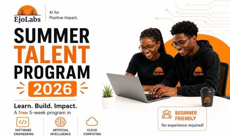 Ejo Labs Opens Applications for 2026 Summer Talent Program to Help Young People Build Tech Skills