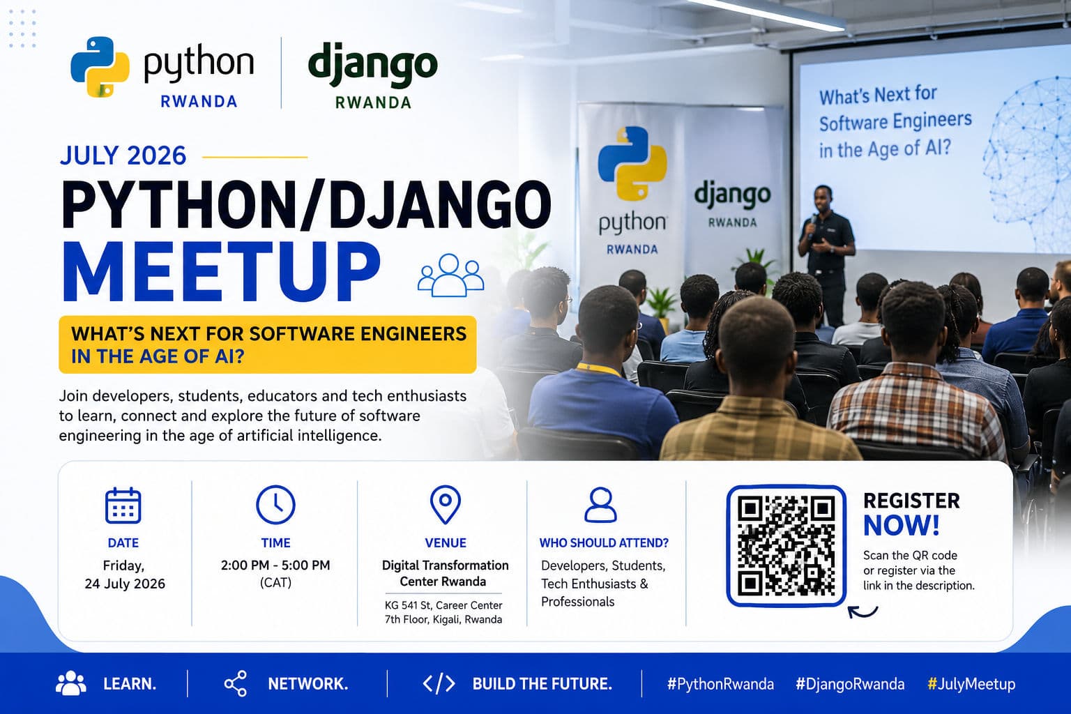 Python Rwanda and Django Rwanda to Host July Meetup on the Future of Software Engineering in the AI Era