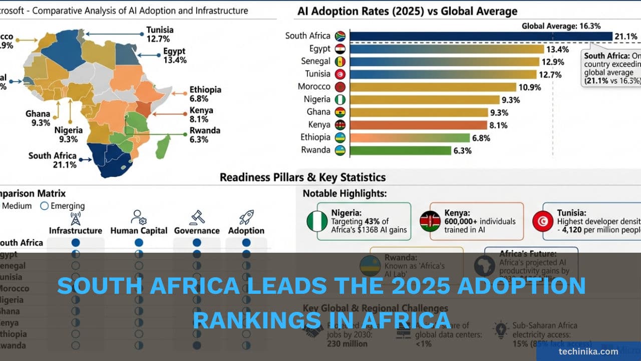 South Africa Leads the 2025 Adoption Rankings in Africa