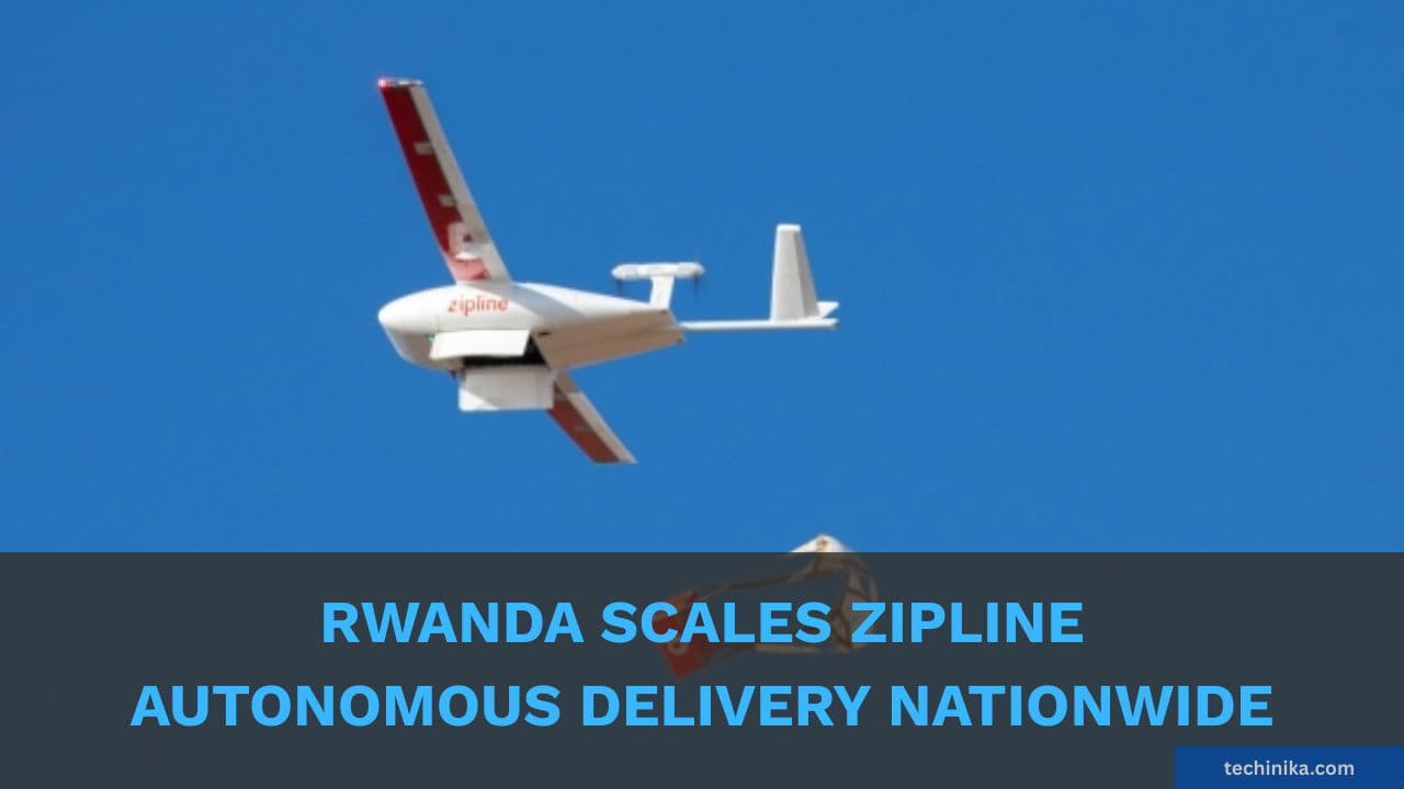 Rwanda Scales Zipline Autonomous Delivery Nationwide