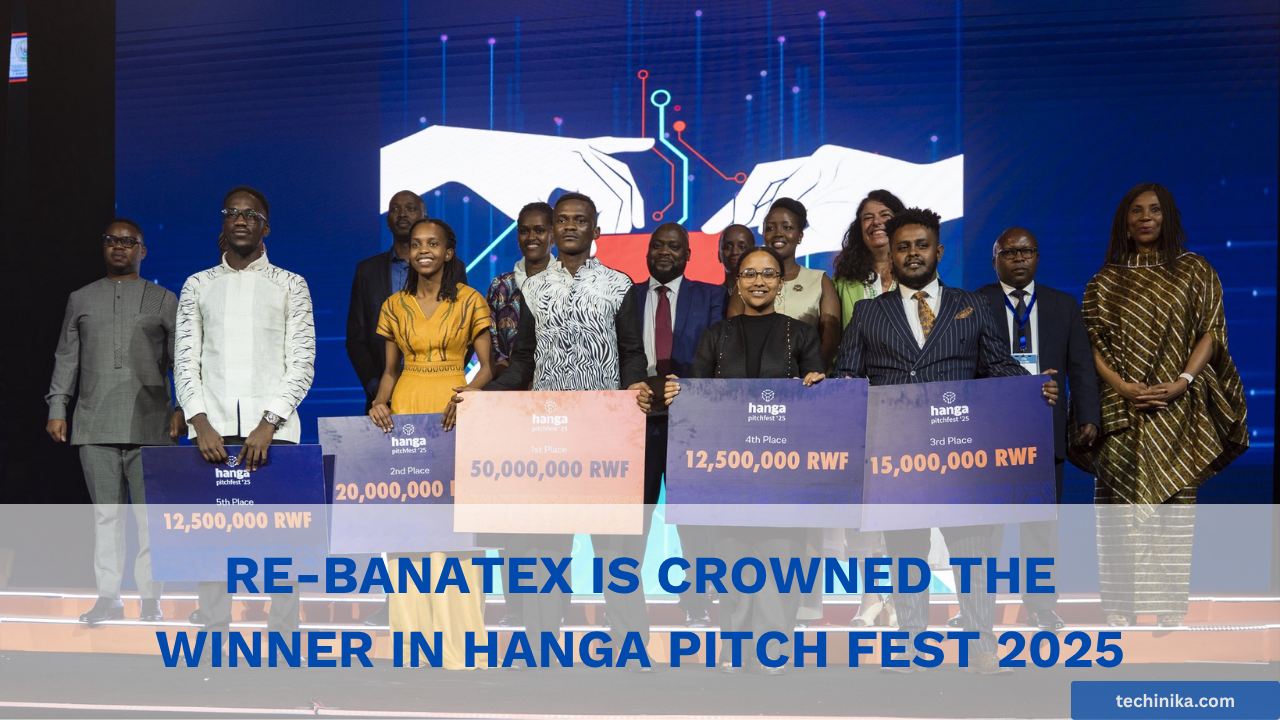 RE-BANATEX Wins Hanga Pitchfest 2025: Turning Banana Waste Into Rwanda's Fashion Future